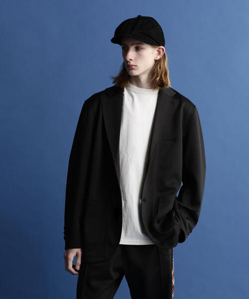 schott（ショット）の「【直営限定】 Schott/ショットJERSEY 2BUTTON JACKET/ジャージ 2ボタンジャケット（テーラードジャケット・メンズ・シルバー/ブラック/オレンジ・M/XL/L）」の14枚目の写真