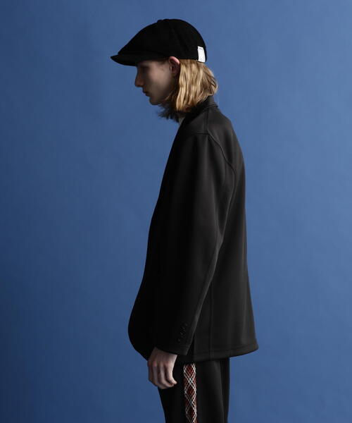 schott（ショット）の「【直営限定】 Schott/ショットJERSEY 2BUTTON JACKET/ジャージ 2ボタンジャケット（テーラードジャケット・メンズ・シルバー/ブラック/オレンジ・M/XL/L）」の16枚目の写真