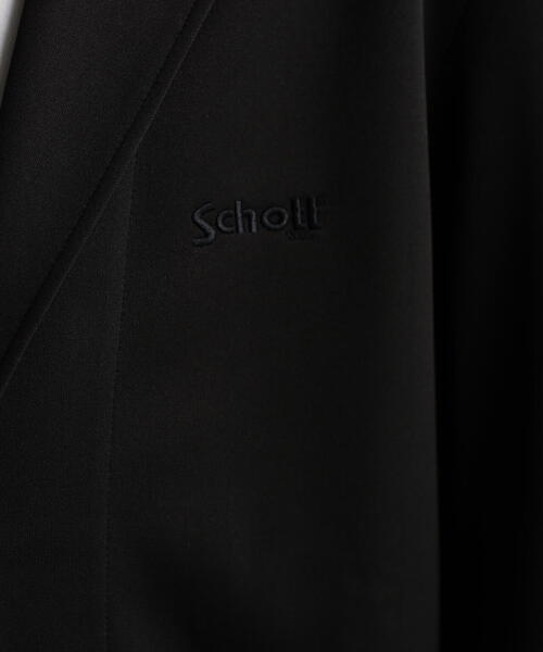 schott（ショット）の「【直営限定】 Schott/ショットJERSEY 2BUTTON JACKET/ジャージ 2ボタンジャケット（テーラードジャケット・メンズ・シルバー/ブラック/オレンジ・M/XL/L）」の19枚目の写真