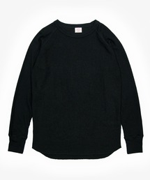 [JEMORGAN] ワッフルラグランクルー（パック入）