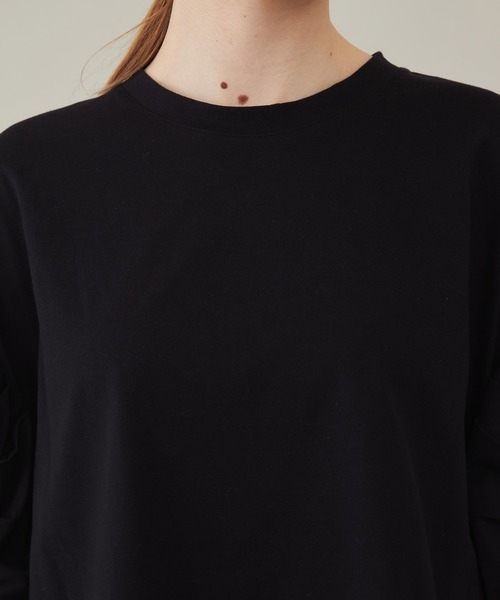 SAYAKADAVIS(サヤカディヴィス)の「【SAYAKA DAVIS/サヤカディヴィス】ツイストスリーブTee(Tシャツ/カットソー・レディース・ホワイト/ブラック/グリーン・SMALL)」の18枚目の写真