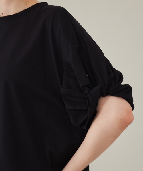 SAYAKADAVIS(サヤカディヴィス)の「【SAYAKA DAVIS/サヤカディヴィス】ツイストスリーブTee(Tシャツ/カットソー・レディース・ホワイト/ブラック/グリーン・SMALL)」の19枚目の写真