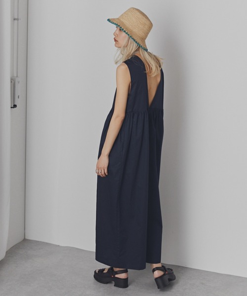 ROSE BUD（ローズバッド）の「(ROSE BUD pre)コンビネゾン（つなぎ/オールインワン・レディース・オレンジ/ネイビー・ONE SIZE）」の5枚目の写真