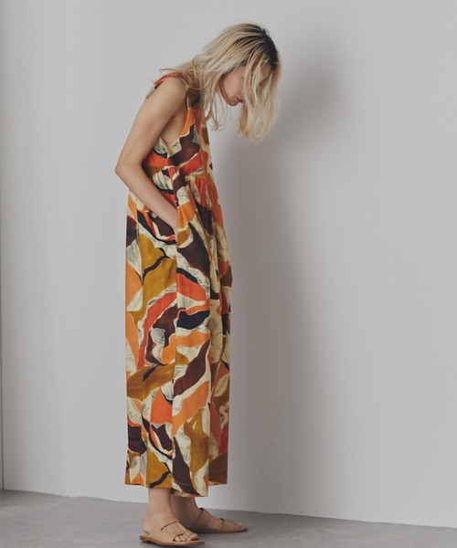 ROSE BUD（ローズバッド）の「(ROSE BUD pre)コンビネゾン（つなぎ/オールインワン・レディース・オレンジ/ネイビー・ONE SIZE）」の18枚目の写真