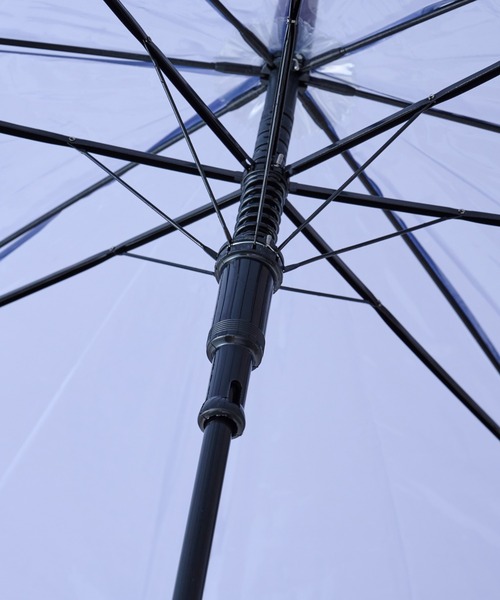 COLONY 2139（コロニートゥーワンスリーナイン）の「BIGネームパイピングビニール傘（長傘・メンズ・ブラウン/ネイビー/ブラック・FREE）」の12枚目の写真