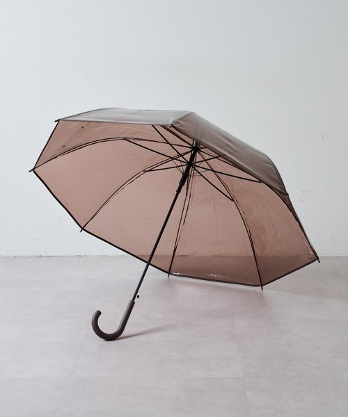 COLONY 2139（コロニートゥーワンスリーナイン）の「BIGネームパイピングビニール傘（長傘・メンズ・ブラウン/ネイビー/ブラック・FREE）」の22枚目の写真