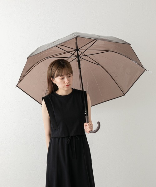 COLONY 2139（コロニートゥーワンスリーナイン）の「BIGネームパイピングビニール傘（長傘・メンズ・ブラウン/ネイビー/ブラック・FREE）」の18枚目の写真
