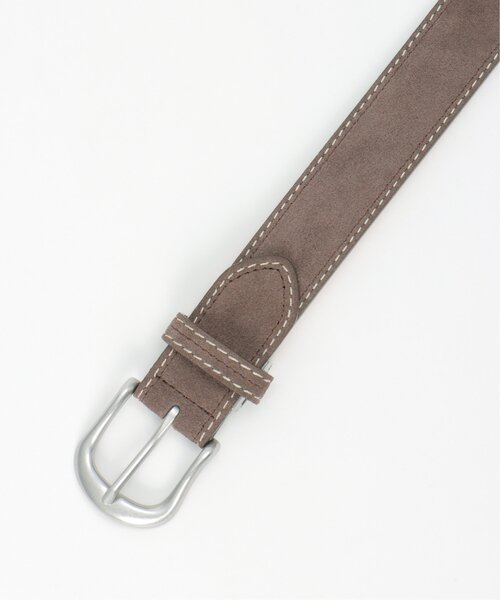 ikka（イッカ）の「カラーステッチスウェードベルト（ベルト・メンズ・ダークブラウン/レッド/ブラック/ダークネイビー/ブラウン・FREE）」の8枚目の写真