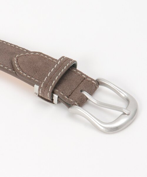 ikka（イッカ）の「カラーステッチスウェードベルト（ベルト・メンズ・ダークブラウン/レッド/ブラック/ダークネイビー/ブラウン・FREE）」の10枚目の写真