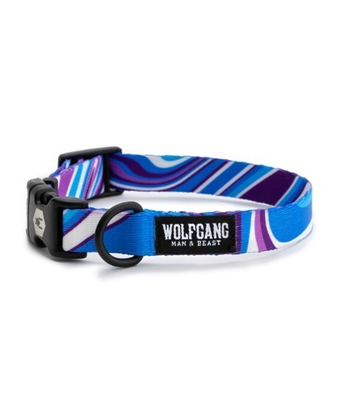 WOLFGANG/ウルフギャング 犬用 首輪 MarbleWave Collar Sサイズ WC-001-102（リード/ハーネス/首輪）｜WOLFGANG MAN＆BEAST（ウルフギャングマンアンドビースト）
