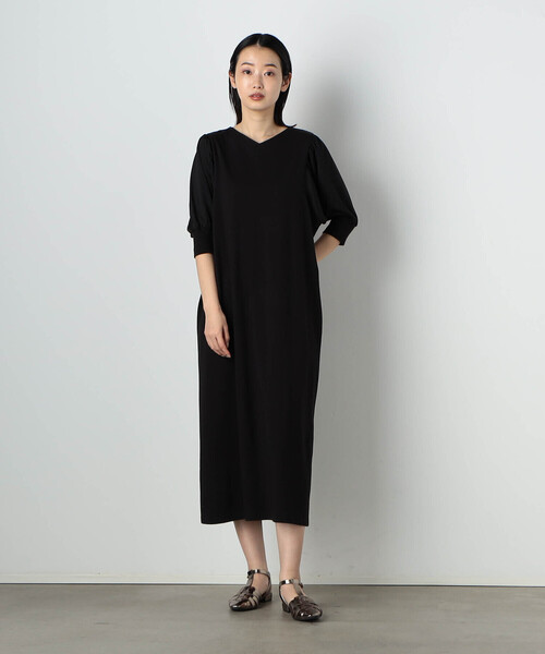 COMME CA ISM（コムサイズム）の「パフスリーブ Tシャツワンピース