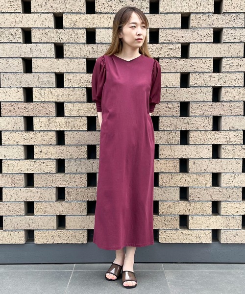 セール】パフスリーブ Tシャツワンピース（ワンピース）｜COMME