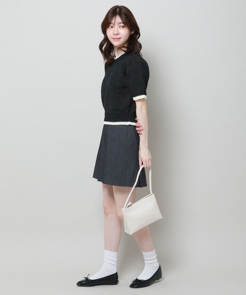 ALAND(エーランド)の「3.3 Field Trip/ラインパフニットTOP 2906499(ニット/セーター・レディース・アイボリー/ブラック・FREE)」の8枚目の写真