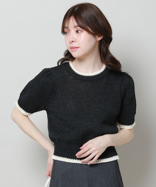 ALAND(エーランド)の「3.3 Field Trip/ラインパフニットTOP 2906499(ニット/セーター・レディース・アイボリー/ブラック・FREE)」の14枚目の写真