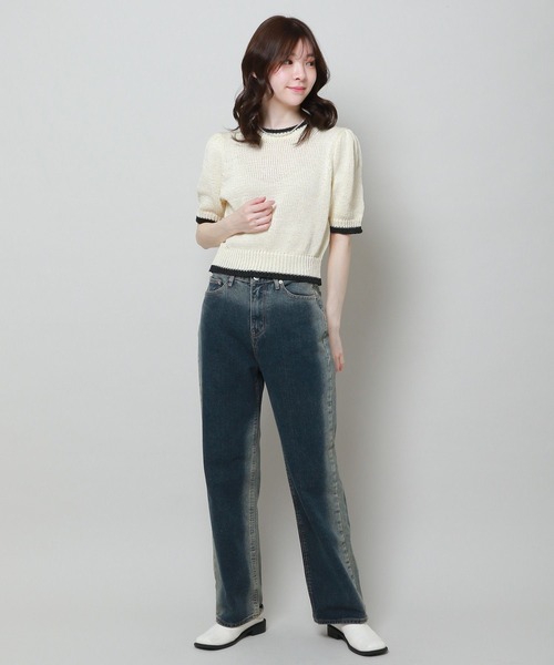 ALAND(エーランド)の「3.3 Field Trip/ラインパフニットTOP 2906499(ニット/セーター・レディース・アイボリー/ブラック・FREE)」の20枚目の写真