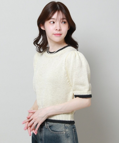 ALAND(エーランド)の「3.3 Field Trip/ラインパフニットTOP 2906499(ニット/セーター・レディース・アイボリー/ブラック・FREE)」の15枚目の写真
