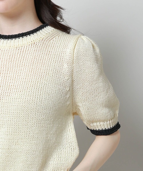 ALAND(エーランド)の「3.3 Field Trip/ラインパフニットTOP 2906499(ニット/セーター・レディース・アイボリー/ブラック・FREE)」の13枚目の写真