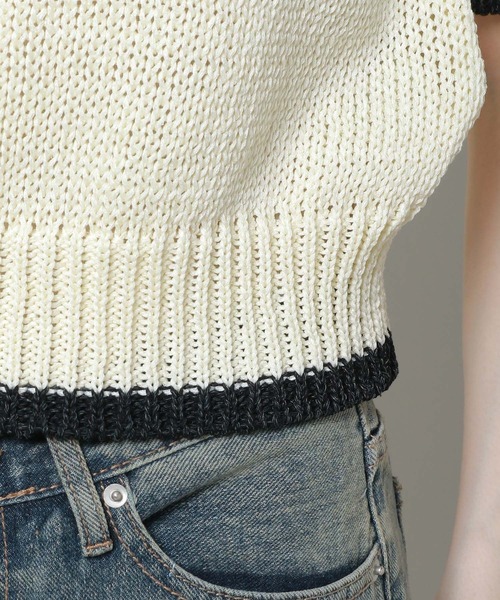 ALAND(エーランド)の「3.3 Field Trip/ラインパフニットTOP 2906499(ニット/セーター・レディース・アイボリー/ブラック・FREE)」の16枚目の写真