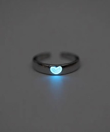 .KOM（ドットコム）の「『.KOM/ドットケーオーエム』蓄光ネオンハートリング【Y】【CN】（リング）」