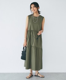 RIVE DROITE | タイプライターノースリティアードワンピース(ワンピース)