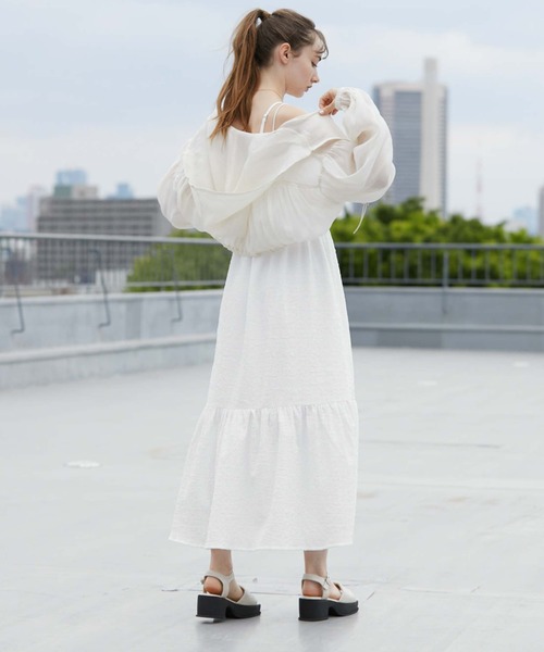 archives（アルシーヴ）の「シアーショートフーディ（その他アウター・レディース・アイボリー/ブラック/グレー/ブルーグレー/ブラウン・MEDIUM）」の13枚目の写真