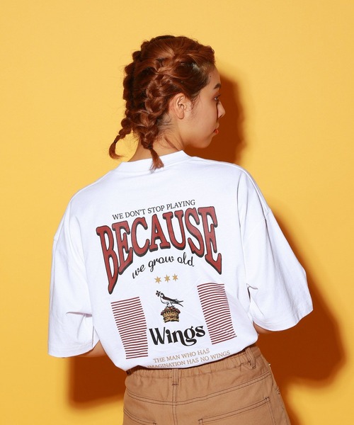 PBLIM（ページボーイリム）の「PBLIM/シガレットグラフィックT（Tシャツ/カットソー・レディース・ブラック/オフホワイト・MEDIUM/LARGE）」の7枚目の写真