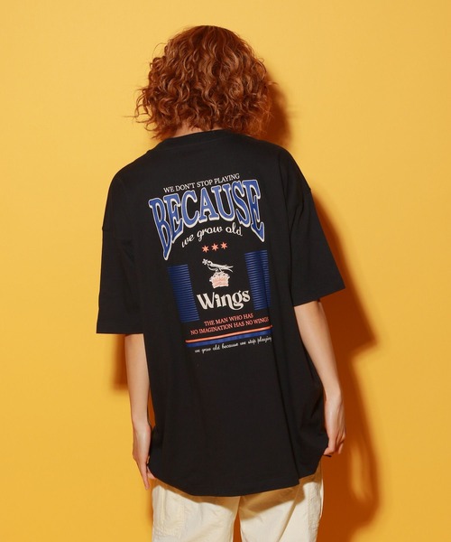 PBLIM（ページボーイリム）の「PBLIM/シガレットグラフィックT（Tシャツ/カットソー・レディース・ブラック/オフホワイト・MEDIUM/LARGE）」の8枚目の写真