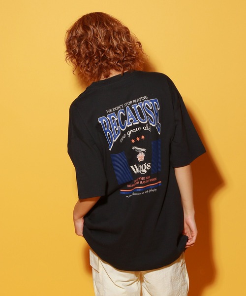 PBLIM（ページボーイリム）の「PBLIM/シガレットグラフィックT（Tシャツ/カットソー・レディース・ブラック/オフホワイト・MEDIUM/LARGE）」の12枚目の写真