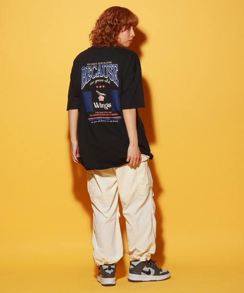 PBLIM（ページボーイリム）の「PBLIM/シガレットグラフィックT（Tシャツ/カットソー・レディース・ブラック/オフホワイト・MEDIUM/LARGE）」の16枚目の写真