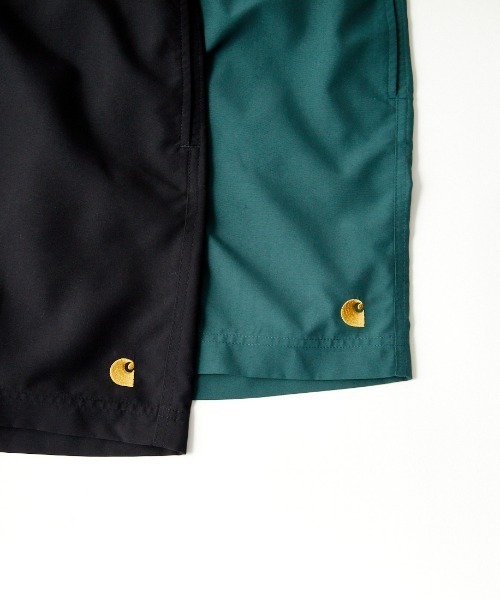 Carhartt WIP（カーハートダブリューアイピー）の「[carhartt WIP/カーハートダブリューアイピー] CHASE ワンポイントロゴ スイムショートパンツ（その他パンツ・メンズ・グリーン/ブラック・M/L）」の14枚目の写真