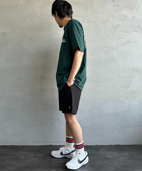 Carhartt WIP（カーハートダブリューアイピー）の「[carhartt WIP/カーハートダブリューアイピー] CHASE ワンポイントロゴ スイムショートパンツ（その他パンツ・メンズ・グリーン/ブラック・M/L）」の22枚目の写真