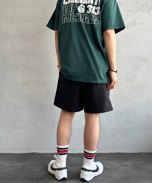 Carhartt WIP（カーハートダブリューアイピー）の「[carhartt WIP/カーハートダブリューアイピー] CHASE ワンポイントロゴ スイムショートパンツ（その他パンツ・メンズ・グリーン/ブラック・M/L）」の18枚目の写真