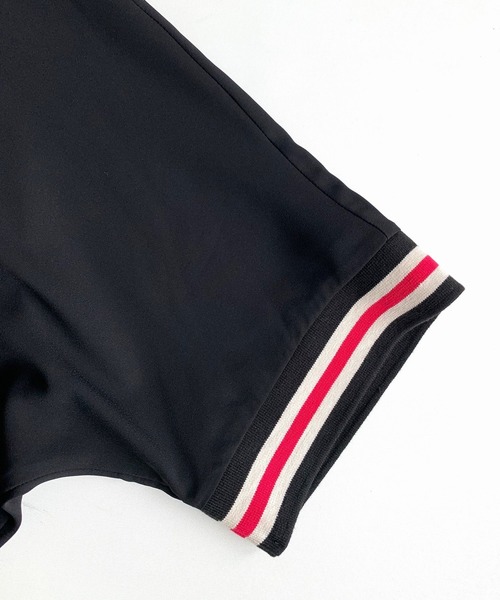 Q（キュー）の「ドルマンリブ５分袖トップス（シャツ/ブラウス・レディース・ブラック/オリーブ・MEDIUM）」の11枚目の写真