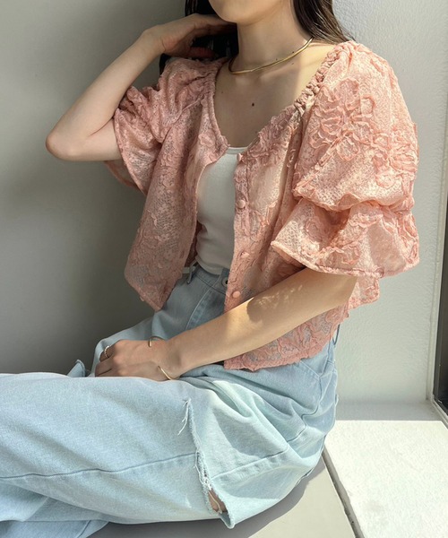 one after another NICE CLAUP（ワンアフターアナザーナイスクラップ）の「サイドカッティングデニム（デニムパンツ・レディース・ケミカルウォッシュ/インディゴブルー・SMALL/MEDIUM）」の19枚目の写真