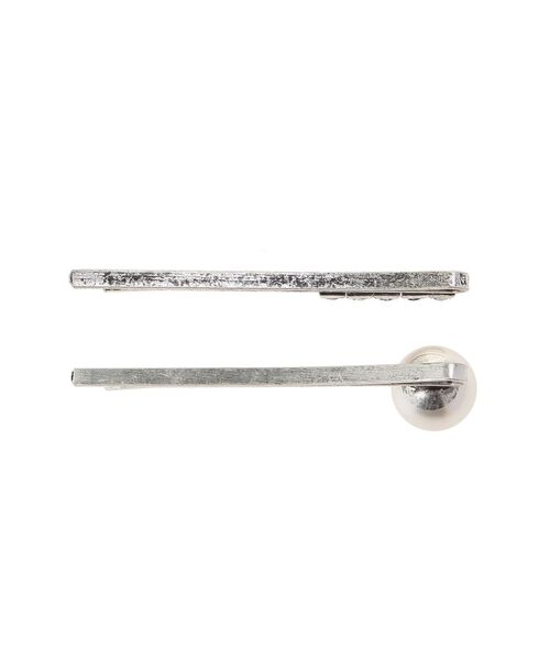 EATME（イートミー）の「EMロゴパールヘアピン（ヘアピン・レディース・シルバー・FREE）」の6枚目の写真