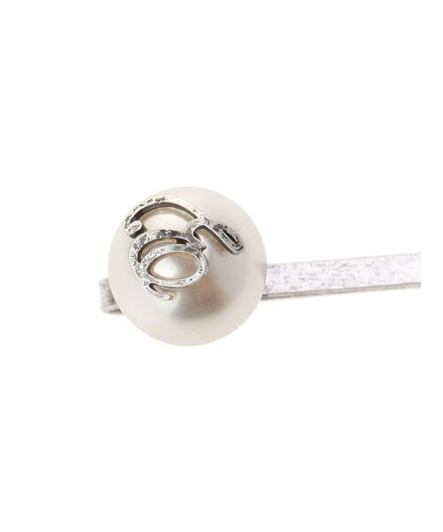 EATME（イートミー）の「EMロゴパールヘアピン（ヘアピン・レディース・シルバー・FREE）」の4枚目の写真