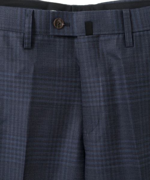 MEN'S BIGI（メンズビギ）の「ブライトインディゴ調チェックストレッチスーツセットアップ＜同素材ベストあり＞（セットアップ・メンズ・ネイビー・01/02/03/04）」の21枚目の写真