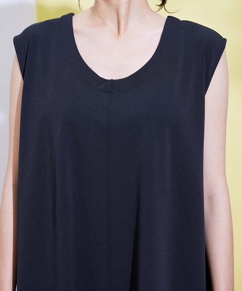 Jayro（ジャイロ）の「360度ストレッチノースリーブワンピース（ワンピース・レディース・ホワイト/オレンジ/ブルー/ブラック・FREE）」の16枚目の写真