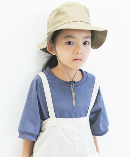 ooju(オージュ)の「ooju ooju bucket hat(KIDS)(ハット・キッズ・ベージュ/オリーブ・FREE)」の1枚目の写真