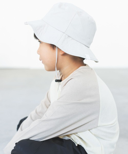 ooju(オージュ)の「ooju ooju bucket hat(KIDS)(ハット・キッズ・ベージュ/オリーブ・FREE)」の3枚目の写真