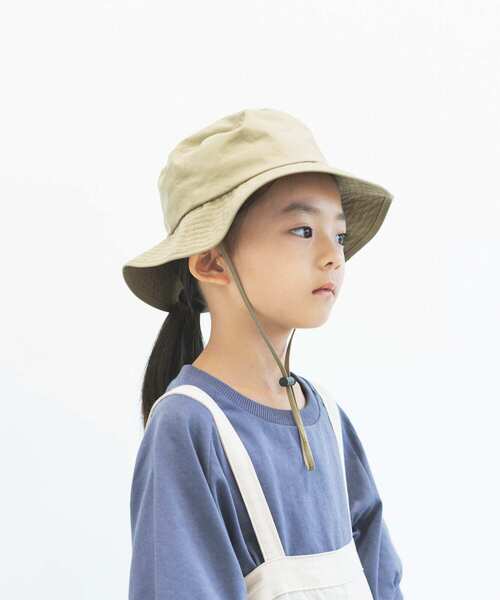 ooju(オージュ)の「ooju ooju bucket hat(KIDS)(ハット・キッズ・ベージュ/オリーブ・FREE)」の4枚目の写真