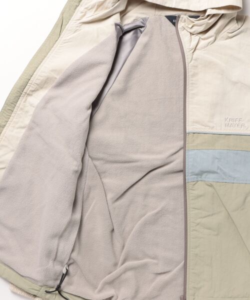 KRIFF MAYER Lady's Collection(クリフメイヤーレディースコレクション)の「アクティブフードJK(ナイロンジャケット・レディース・ナチュラル/ベージュ/ブルー/ブラック/イエロー・MEDIUM/LARGE)」の21枚目の写真