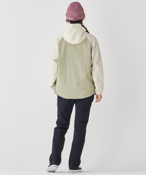 KRIFF MAYER Lady's Collection(クリフメイヤーレディースコレクション)の「アクティブフードJK(ナイロンジャケット・レディース・ナチュラル/ベージュ/ブルー/ブラック/イエロー・MEDIUM/LARGE)」の8枚目の写真