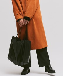 FEKETE（フェケテ）の「VEGAN LEATHER THIN STRAPS TOTE / フェイクレザートートバッグ（トートバッグ・メンズ）」