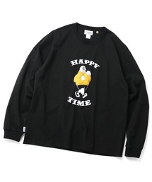 gym master（ジムマスター）の「7.4oz　HAPPY TIME ロンTee（Tシャツ/カットソー・メンズ）」