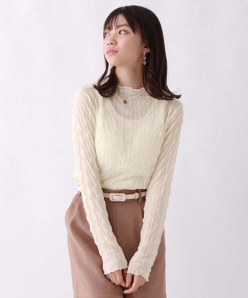repipi armario（レピピ アルマリオ）の「ウネウネシアートップス（その他トップス・キッズ・ブラウン/ブラック/ミント/アイボリー・LARGE/MEDIUM/SMALL）」の2枚目の写真