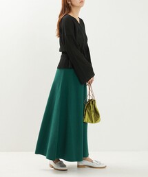 FREAK'S STORE | 限定展開　ミラノリブ ボリューム フレア ニットスカート(スカート)