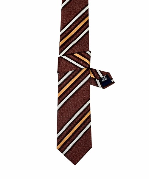 【セール】[クリケット] Cricket ６色メランジ レップ織り ストライプ柄 ネクタイ（ネクタイ）｜Cricket（クリケット）