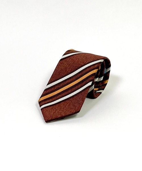 【セール】[クリケット] Cricket ６色メランジ レップ織り ストライプ柄 ネクタイ（ネクタイ）｜Cricket（クリケット）
