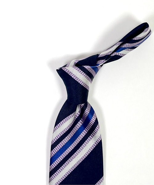 【セール】[クリケット] Cricket ６色メランジ レップ織り ストライプ柄 ネクタイ（ネクタイ）｜Cricket（クリケット）